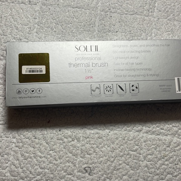 NIB Professional Thermal Pink  Brush - Picture 7 of 8